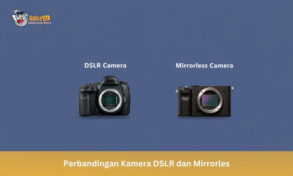 Perbandingan Kamera DSLR dan Mirrorless