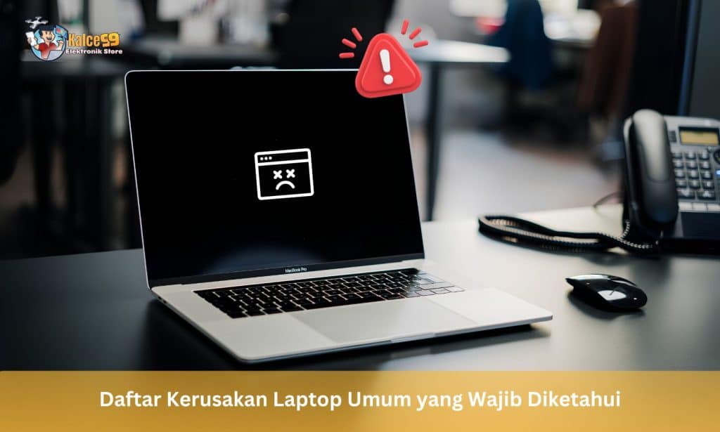 Daftar Kerusakan Laptop Umum yang Wajib Diketahui